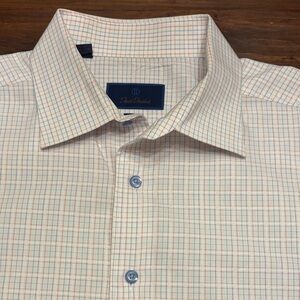 David Donahue 18.5 36/37 Dress Shirt
